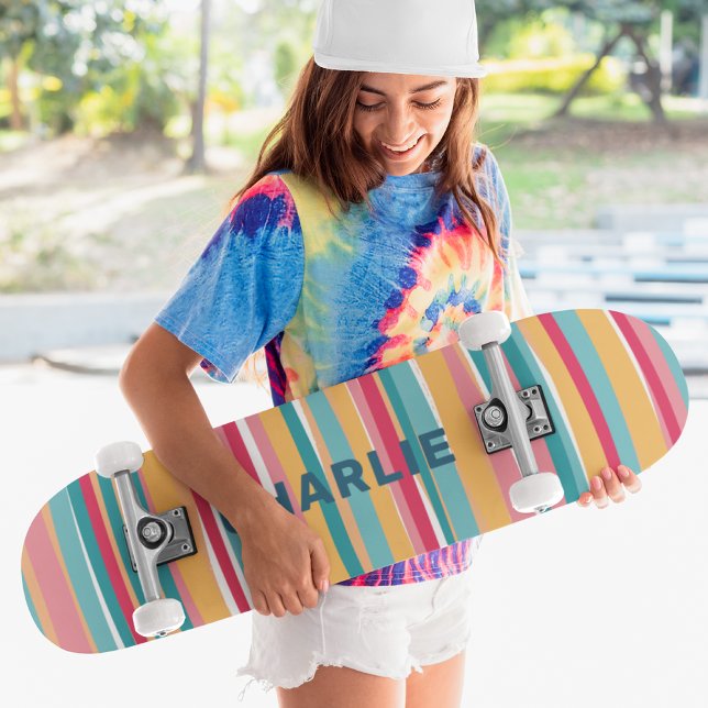 Personligen Namn i den moderna Rand Anpassningsbar Mini Skateboard Bräda 18,5 Cm (Skapare uppladdad)