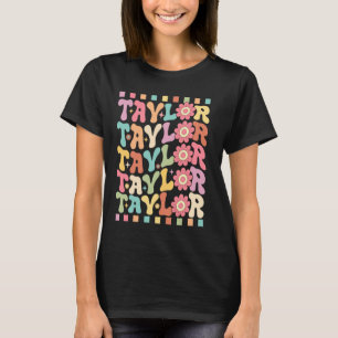 Personligen Namn TAYLOR Groovy T Shirt