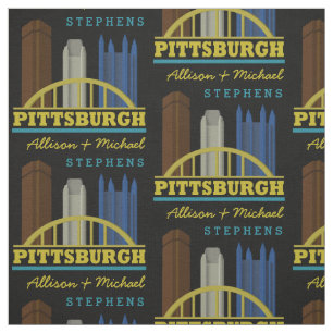 Personligen namnger Pittsburgh Pennsylvania Tyg
