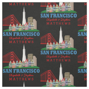 Personligen namnger San Francisco horisont Tyg