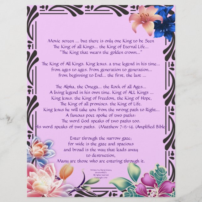 Personligen Narrow Road Writings Papper (Framsida)