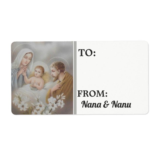 Personligen Nativitetshjul Fraktsedel (Framsidan)