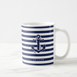 Personligen Nautiskt tematerade gåvor från klassis Kaffemugg