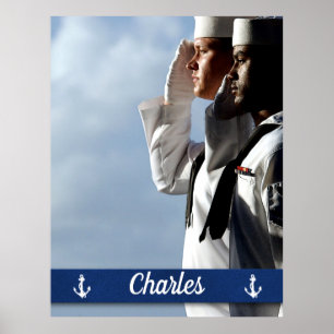 Personligen Navy Sailors Poster