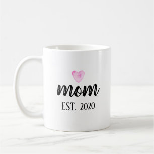 Personligen New mamma Gift Mamma Baby Shower Gift Kaffemugg