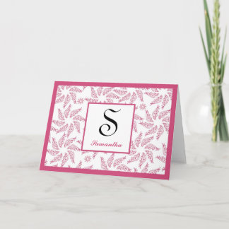 Personligen Notecard på groddar Anteckningskort