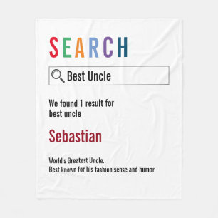 Personligen novelty Internet Search - resultat Fleecefilt