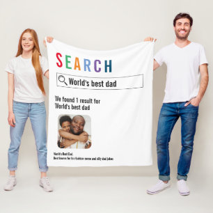 Personligen novelty Internet Search - resultat Fleecefilt