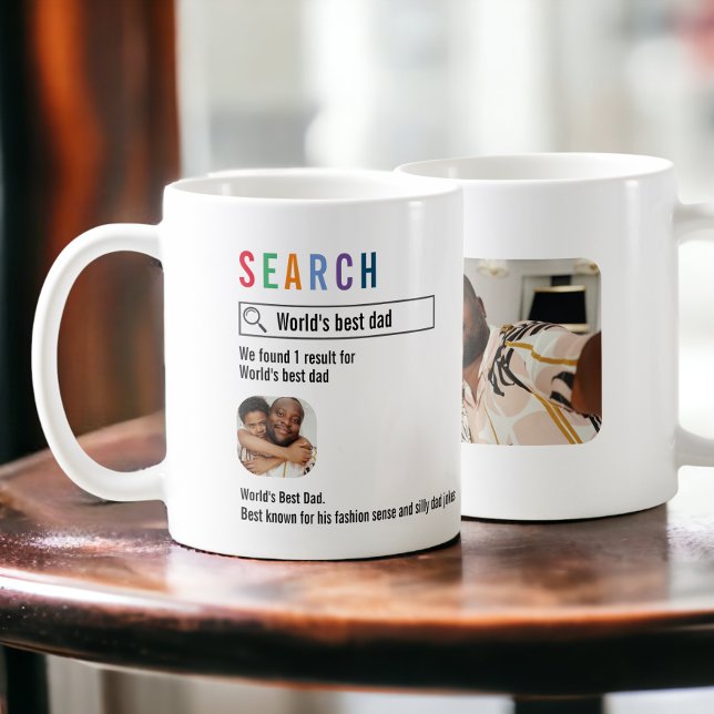 Personligen novelty Internet Search - resultat Kaffemugg (Novelty Internet Search Result Personalized Coffee Mug from Ricaso. add your own photo and text)