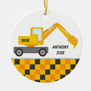 Personligen Ornament för Maskin Digger