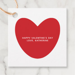 Personligen på hjärthjärtans hjärtdag gåvor etiketter