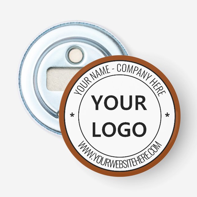 Personligen på Namn-webbplatsen för Business Logot Flasköppnare (Framsidan)