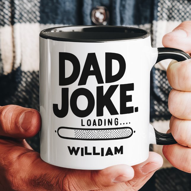 Personligen pappa Joke Loading Mugg (Skapare uppladdad)