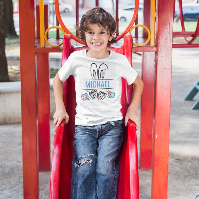 Personligen Påskhare Namn T Shirt (Skapare uppladdad)