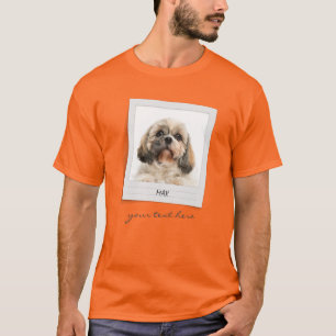 Personligen Pet Birthday Hund Photo Ram T Shirt