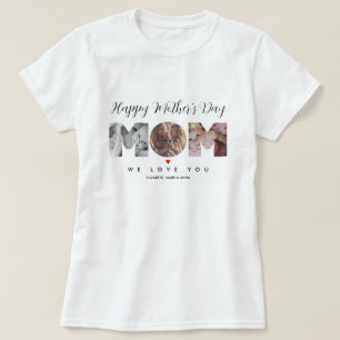 Personligen Photo Collage Mors dag Mamma Gifts T Shirt