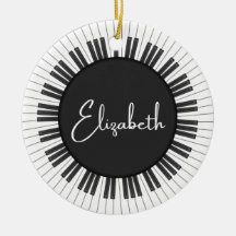 Personligen Piano Music Ornament Anpassade