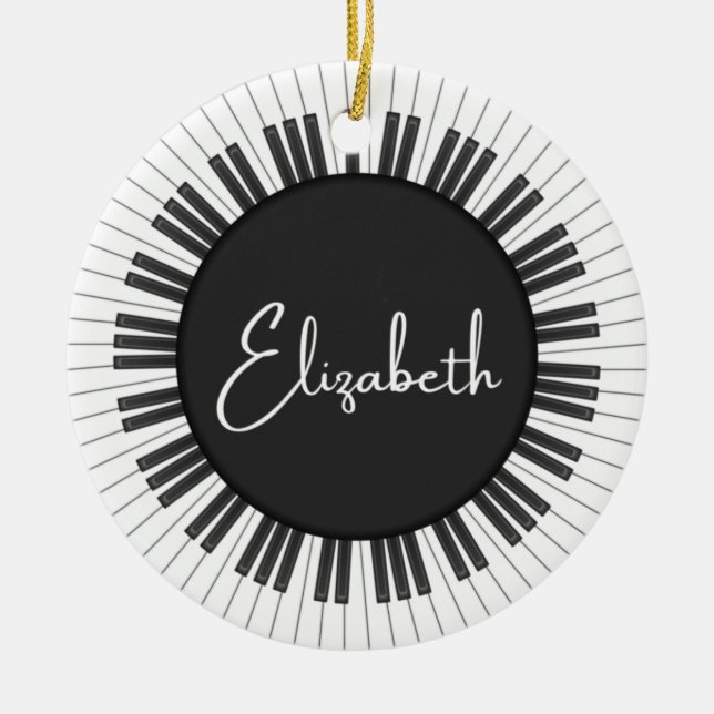 Personligen Piano Music Ornament Anpassade  (Framsidan)
