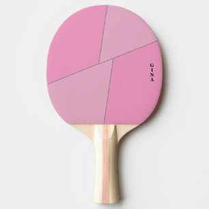 Personligen Ping Pong Paddle Rosa Ping Pong Paddle Pingisracket