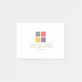 Personligen postar det noterar post-it block