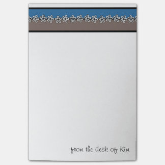 Personligen postar det noterar post-it block