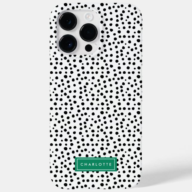 Personligen Preppy Dalmatian Dots Print (Baksida)