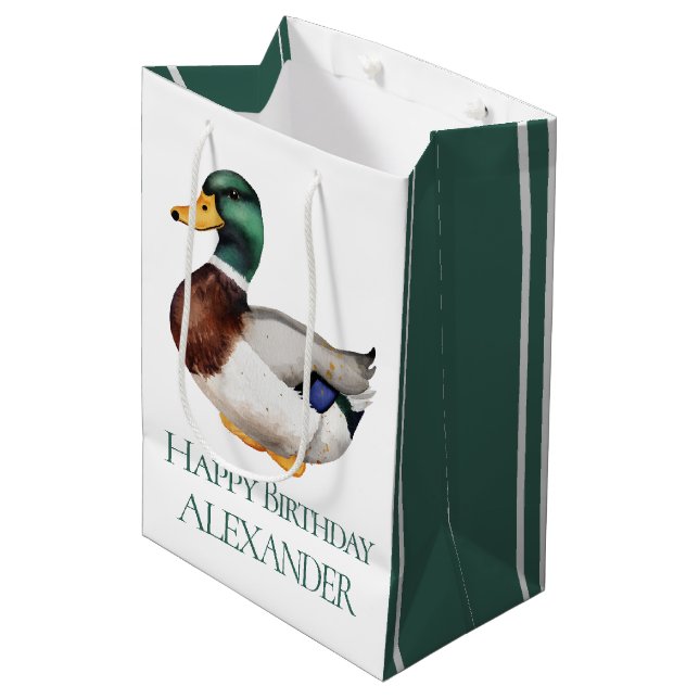 Personligen Preppy Mallard Anka (Framsidan Vinklad)