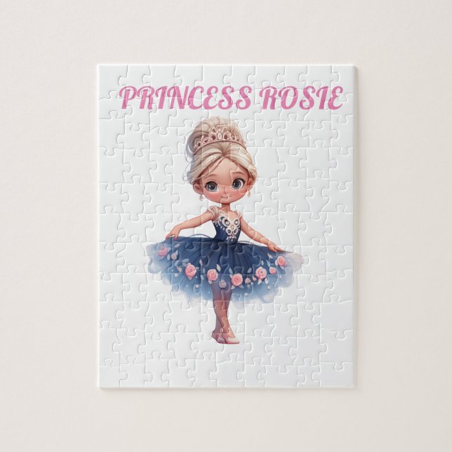 personligen "PRINCESS" Pussel (Vertikal)