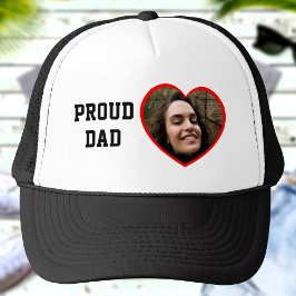 Personligen Proud Pappa Anpassningsbar Photo Text  Keps