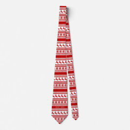 Personligen Red Nordic Print Reindeer Slips