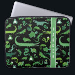 Personligen Reptile Amphibian Animal Bards Laptop Fodral<br><div class="desc">Personligen Reptile Amphibian Animal Mönster Laptop sleeve. www.SamAnnDesigns.com</div>