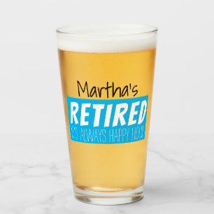 Personligen Retrött Lycklig-timme Glaskopp