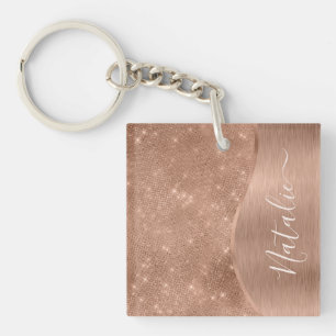 Personligen Ro Guld Glitter