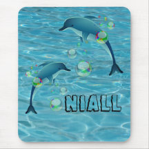 Personligen roligt delfiner och bubblor