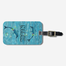 Personligen roligt Dolphin och Bubbles