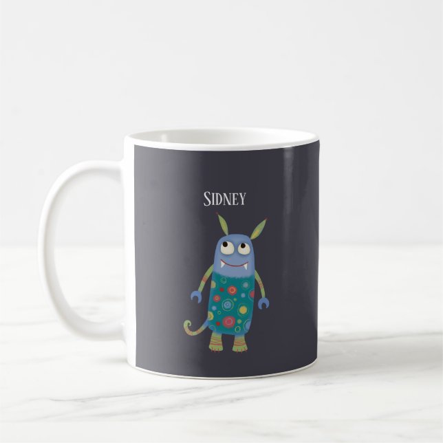 Personligen roligt Monsters Kaffemugg (Vänster)