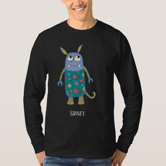 Personligen roligt Monsters T Shirt (Framsida)