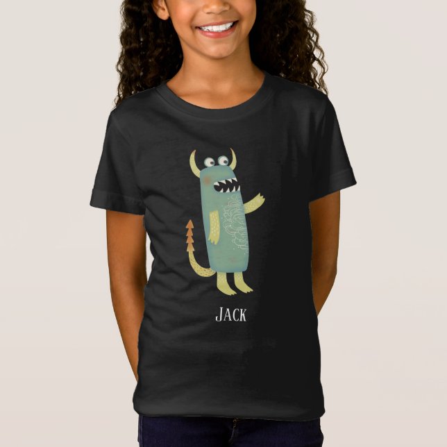 Personligen roligt Monsters T Shirt (Framsida)