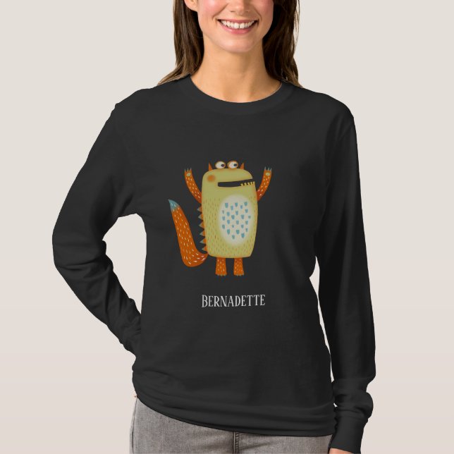Personligen roligt Monsters T Shirt (Framsida)