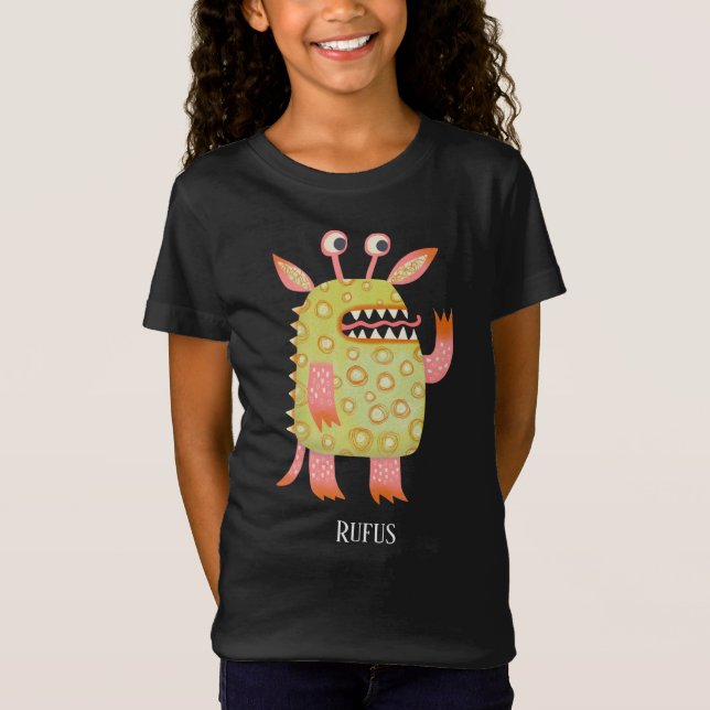 Personligen roligt Monsters T Shirt (Framsida)