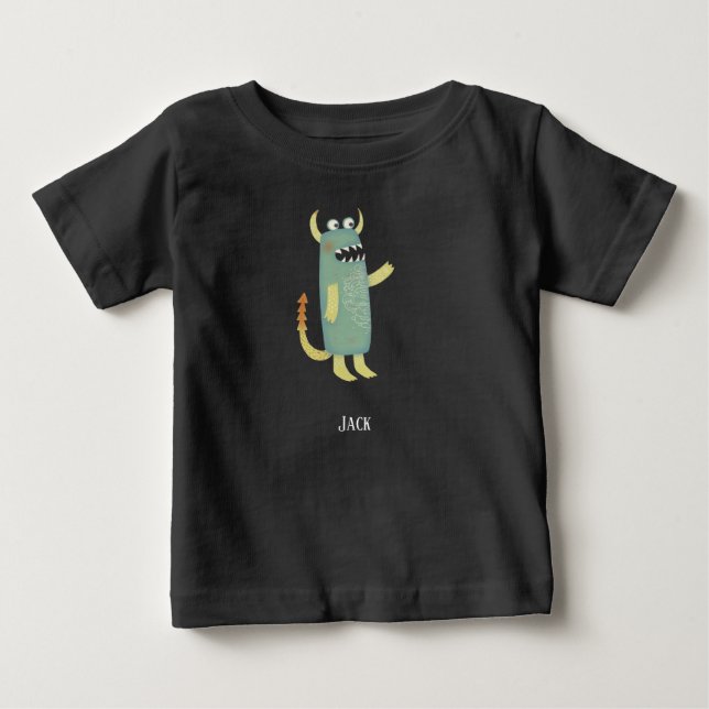 Personligen roligt Monsters T Shirt (Framsida)