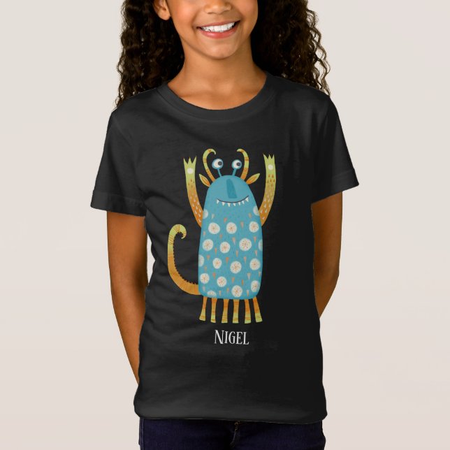 Personligen roligt Monsters T Shirt (Framsida)