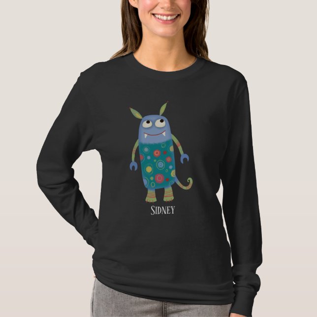 Personligen roligt Monsters T Shirt (Framsida)