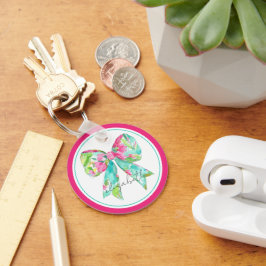 Personligen Rosa och Grönt i disketteringsfack Nyckelring