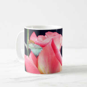 Personligen rosenknopp Flower Delight Kaffemugg