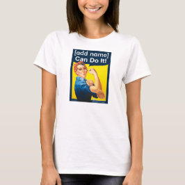 Personligen Rosie riveteren "kan göra den!", Tee Shirt