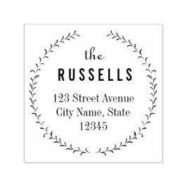 Personligen Rubber Frimärke Självfärgande Stämpel