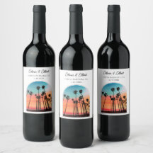 Personligen Santa Barbara Wedding Favor