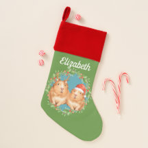 Personligen Santa Guinea Grisar Santa Reindeer