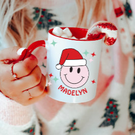 Personligen Santa Lycklig Ansikte Mugg
